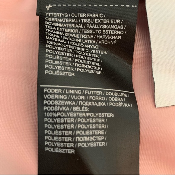 Women’s 38 STAND STUDIO CAMILLE COCOON Champagne Pink Fleece Teddy Coat EXC - Picture 12 of 13